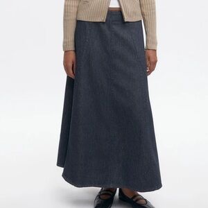 KOTN Wave Denim Skirt